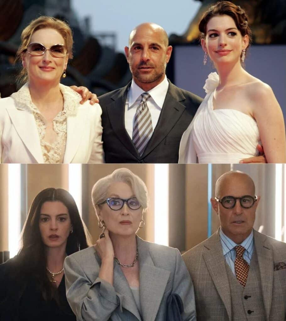 Antes e depois Diabo Veste Prada